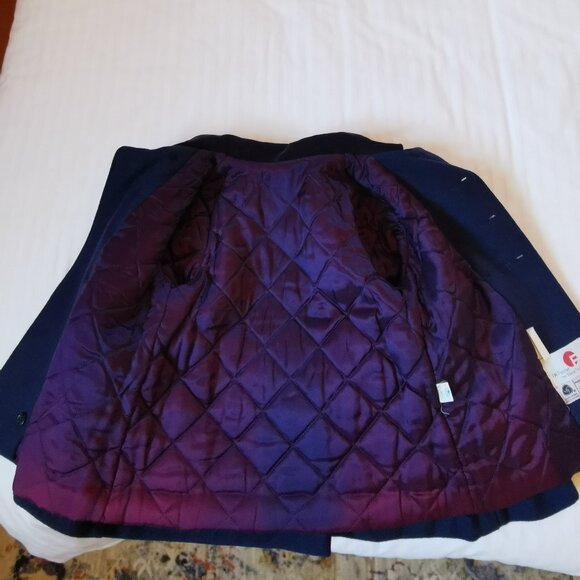 Vintage F.W. Fischer Girls Wool Dress Coat - Picture 10 of 14